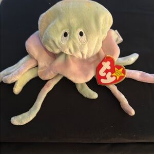 Ty Green and Pink Stuffed Animal Plush